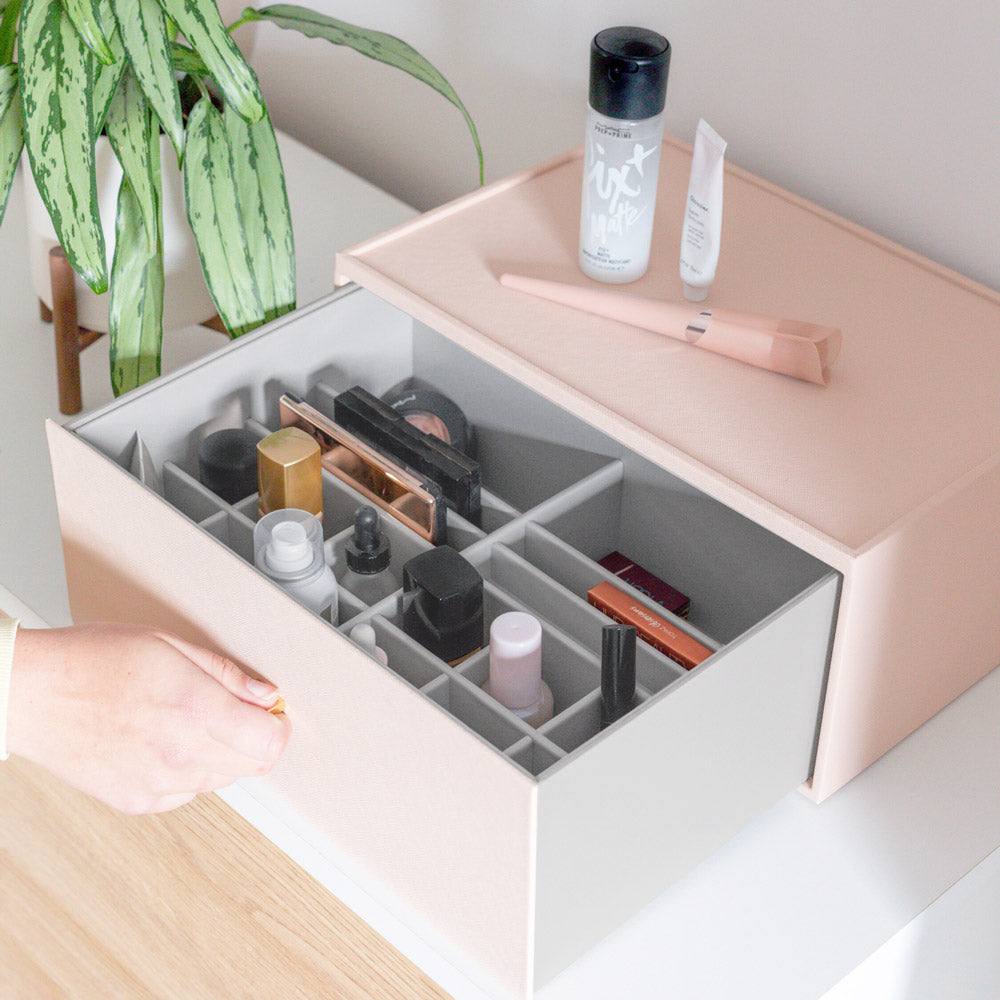 Stackers London Makeup Organizer Deep Drawer Large - Blush Pink