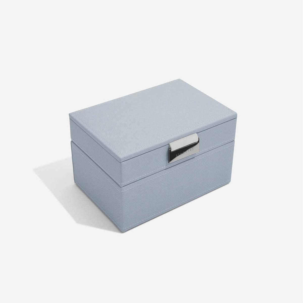 Stackers London Small Jewellery Box Set - Dusky Blue