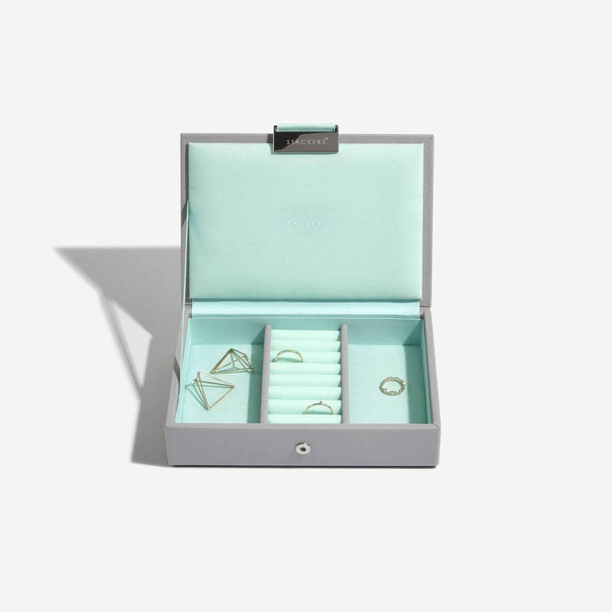 Stackers London Small Jewellery Box Set - Grey Mint