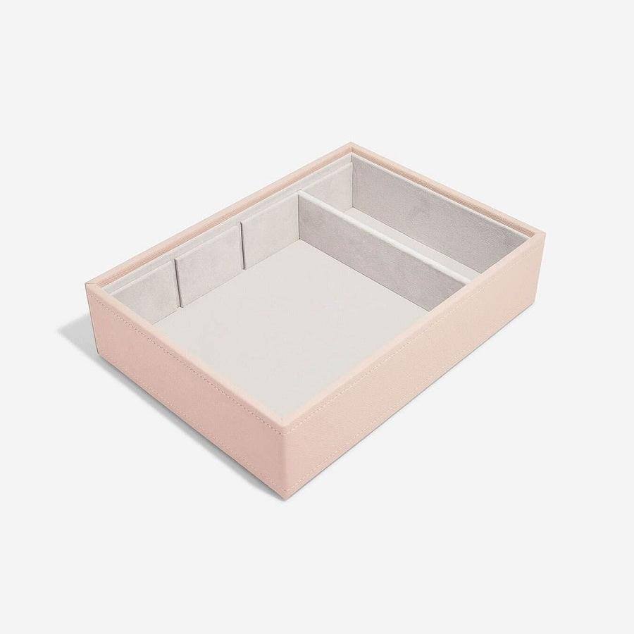 Stackers London Sunglasses Box with Acrylic Lid - Blush Pink