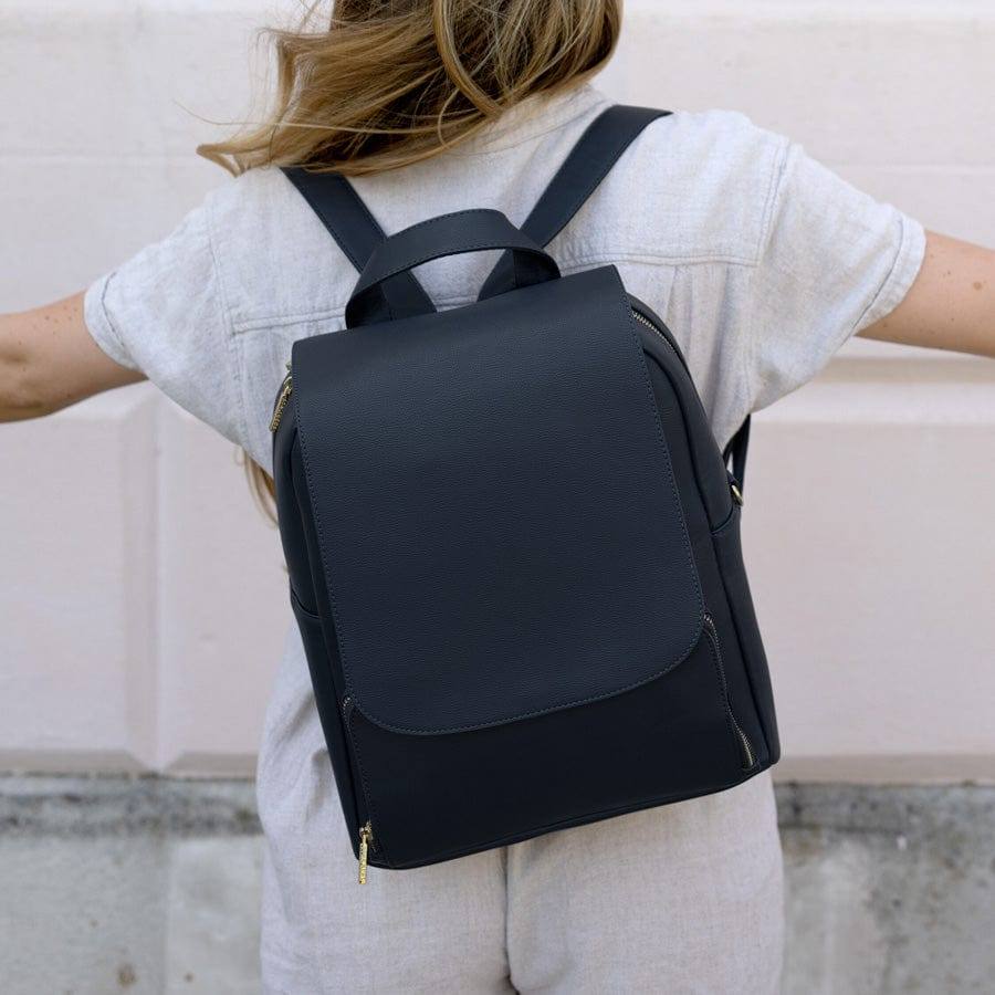 Stackers London Travel Backpack - Pebble Navy