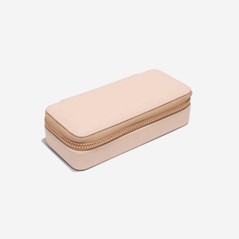 Stackers London Travel Jewellery Pouch Duo - Blush Pink