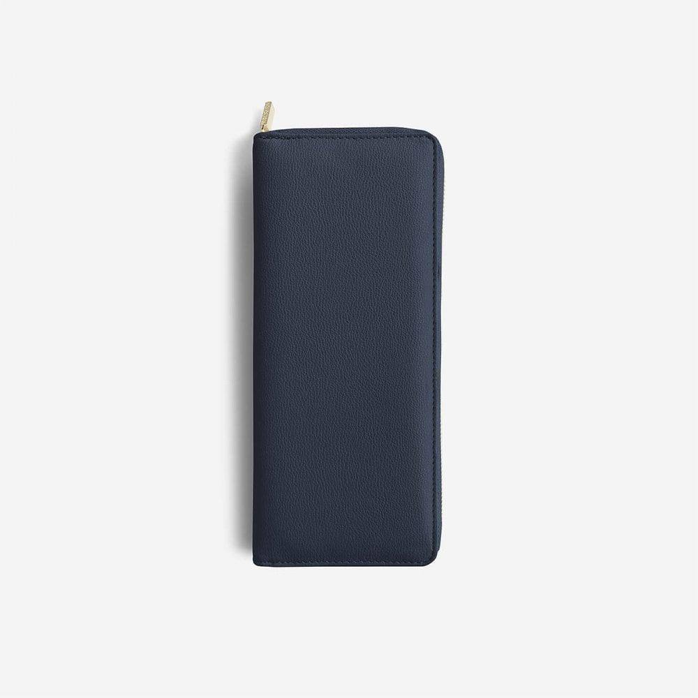 Stackers London Travel Jewellery Roll Medium - Navy Blue