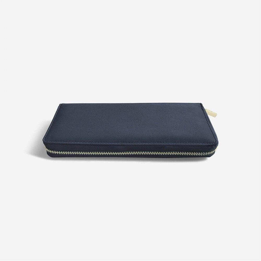 Stackers London Travel Jewellery Roll Medium - Navy Blue