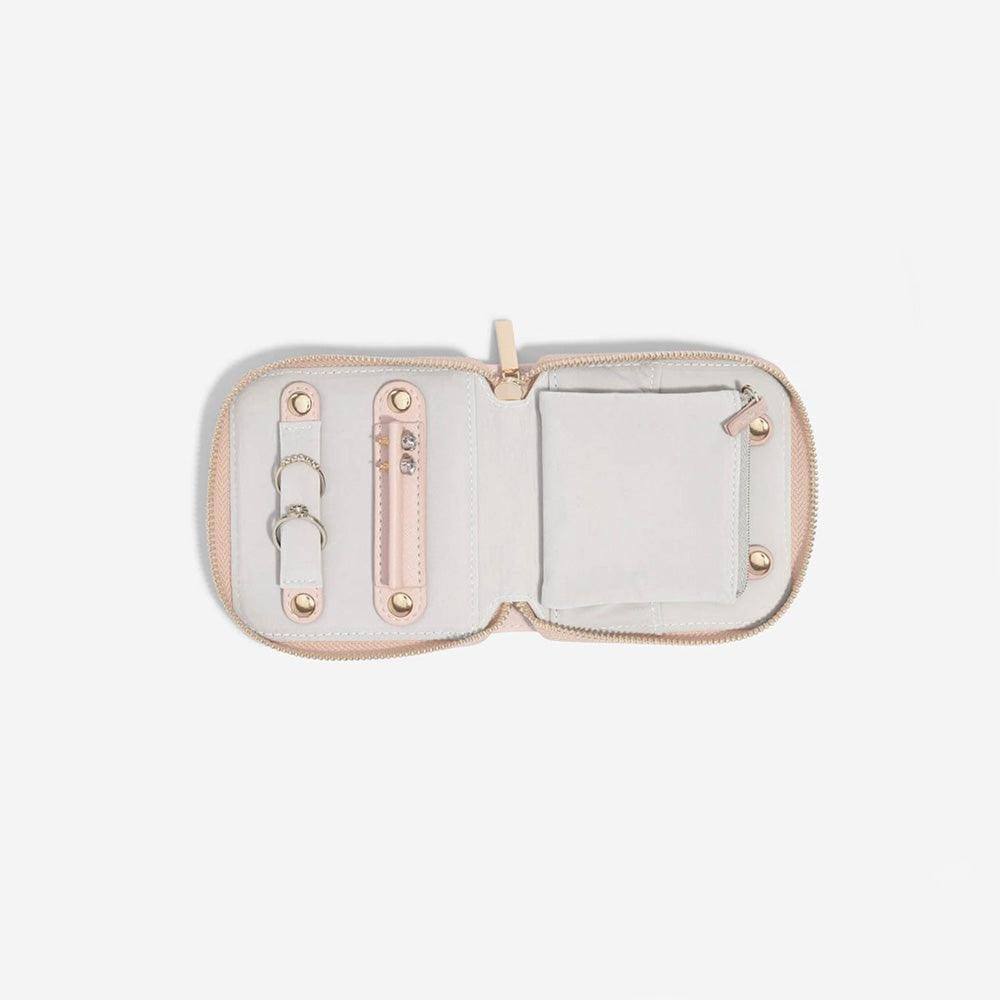 STACKERS London Travel Jewellery Roll Small - Blush Pink