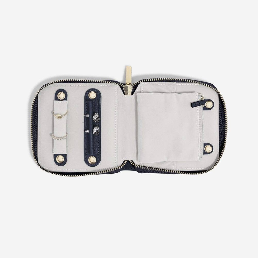 Stackers London Travel Jewellery Roll Small - Pebble Navy