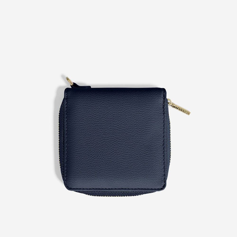 Stackers London Travel Jewellery Roll Small - Pebble Navy