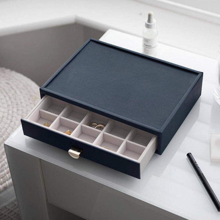 Stackers London Trinkets Drawer Medium - Navy Blue