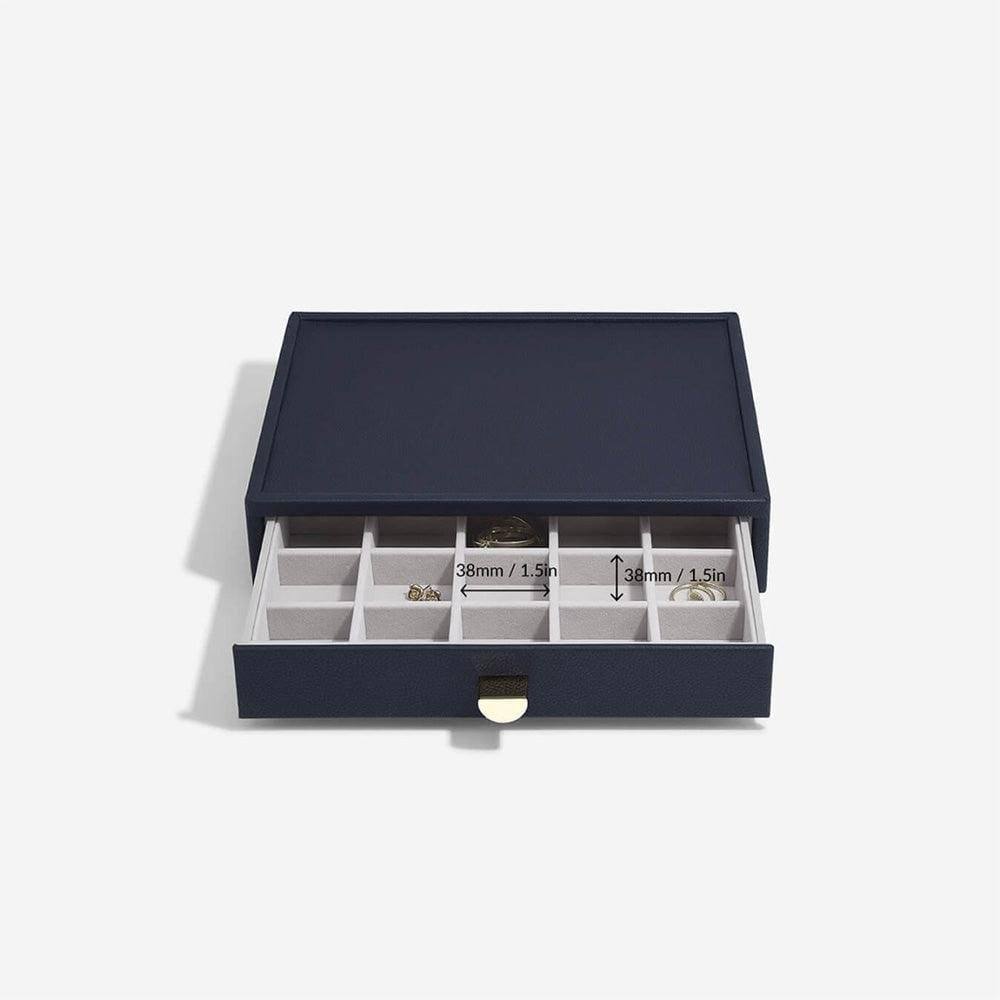 Stackers London Trinkets Drawer Medium - Navy Blue