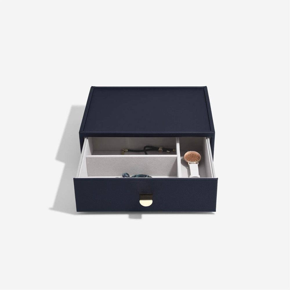 Stackers London Watch & Accessories Deep Drawer Medium - Navy Blue