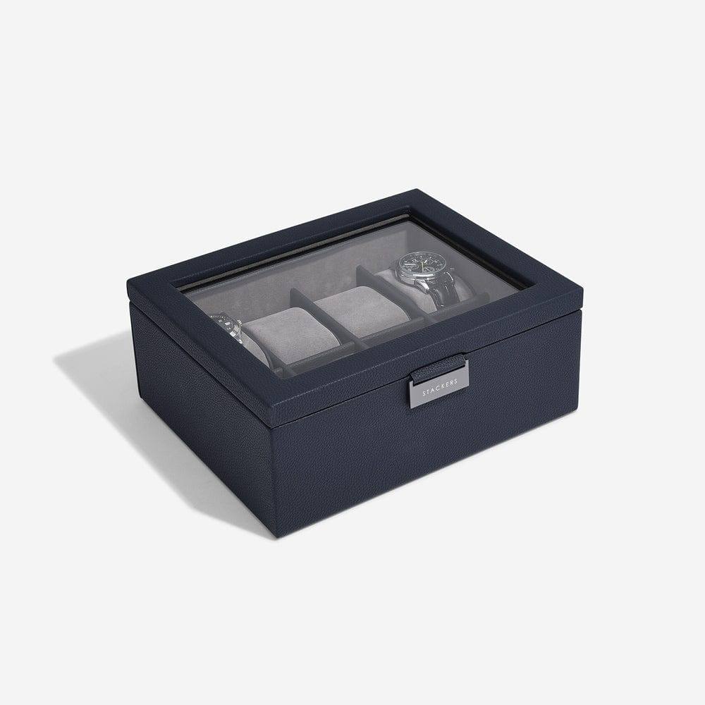 Stackers London Watch Box 8-piece - Navy