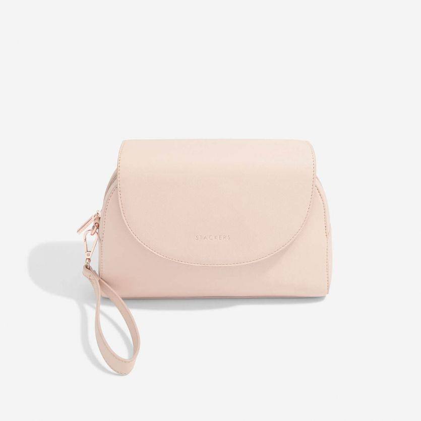 Stackers London Wrap Around Make-up Bag - Blush Pink