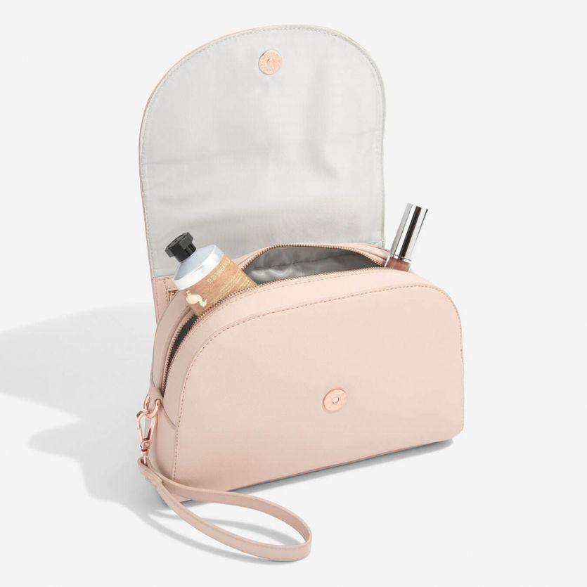 Stackers London Wrap Around Make-up Bag - Blush Pink