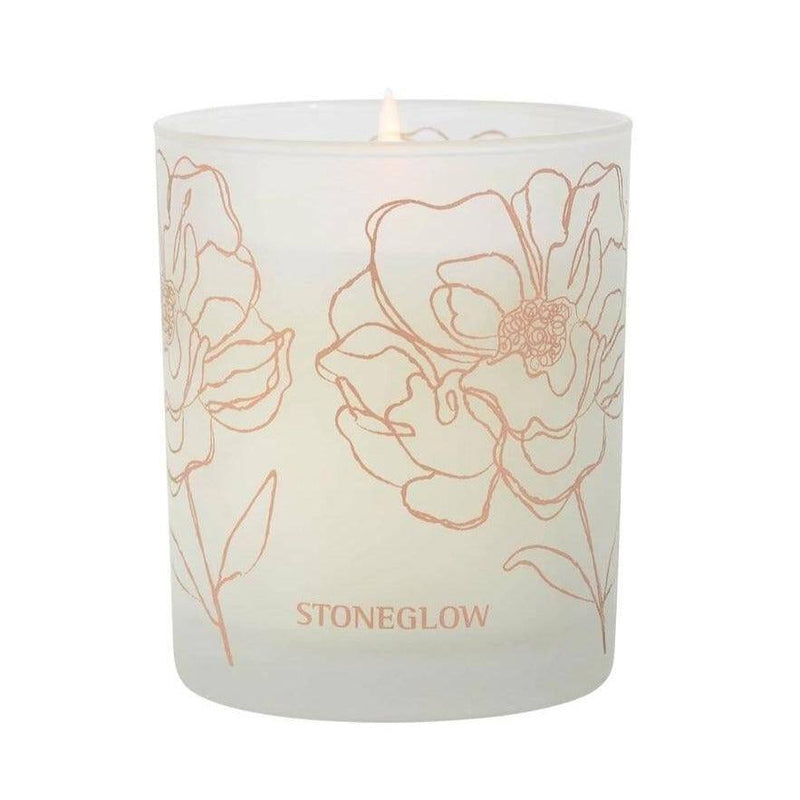 Stoneglow London Day Flower Candle - Ginger & White Lily