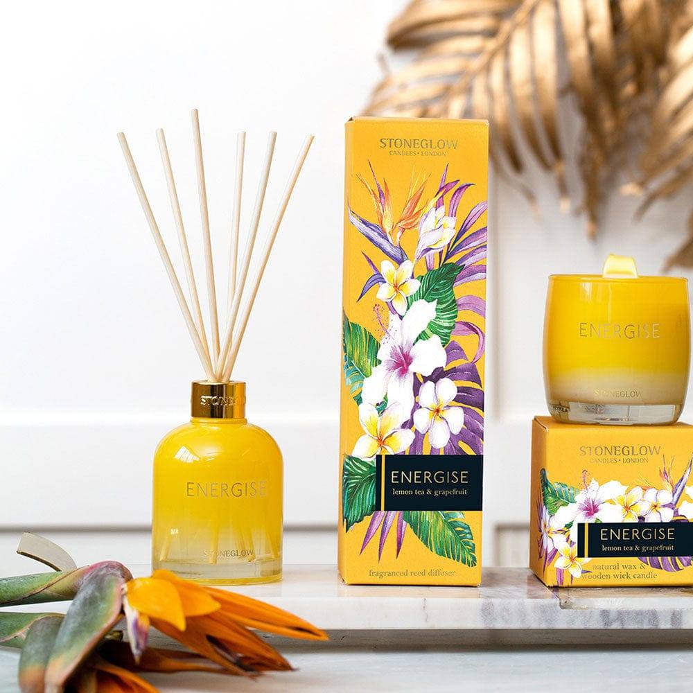 Stoneglow London Infusion Collection Reed Diffuser - Energise