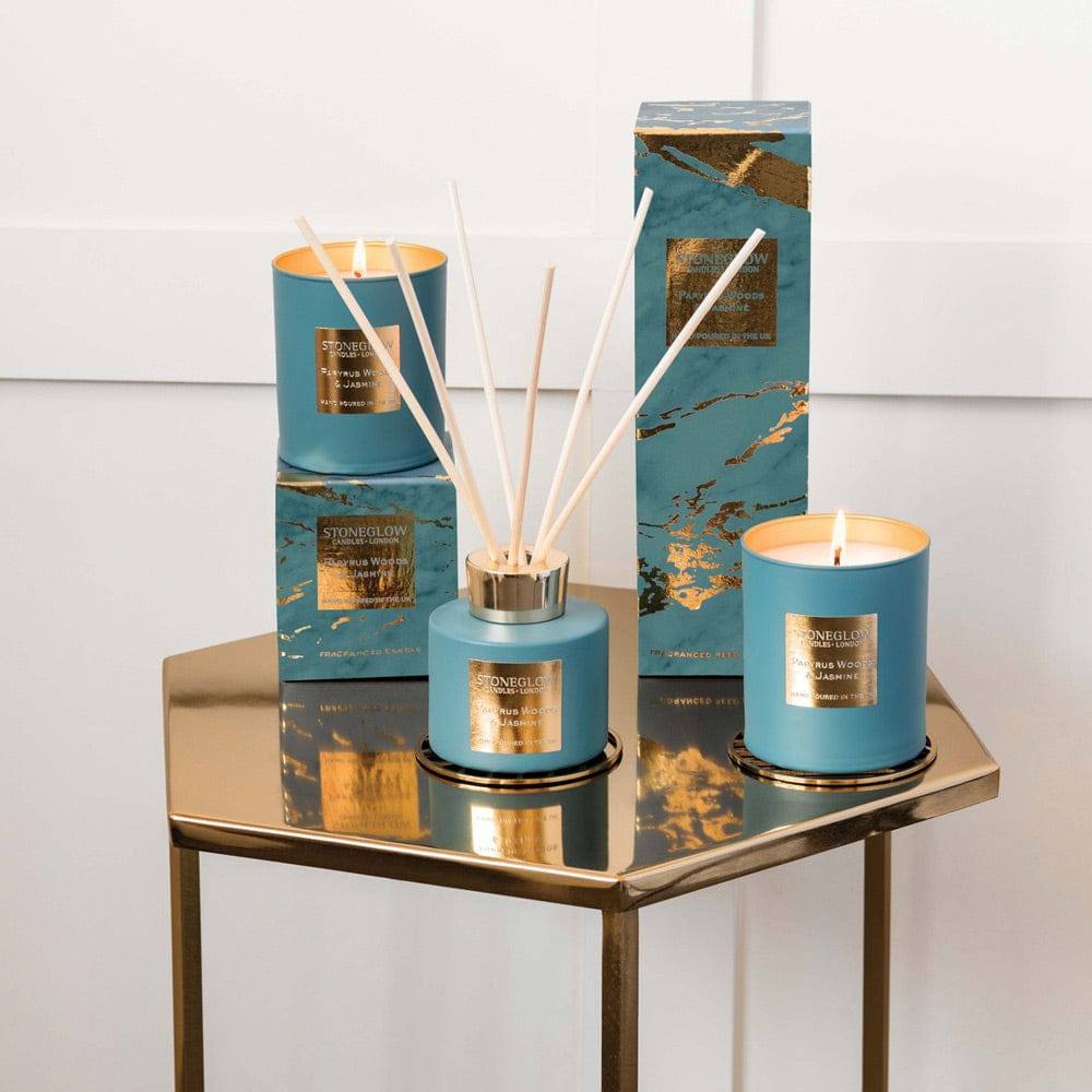 Stoneglow London Luna Candle - Papyrus Woods & Jasmine