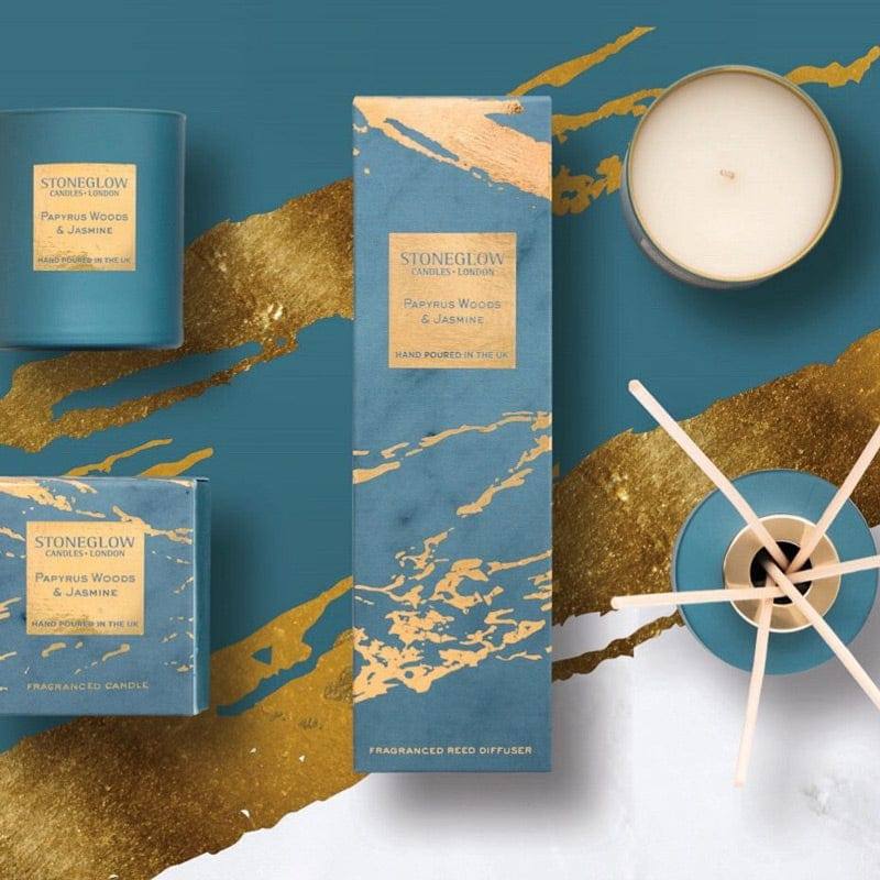 Stoneglow London Luna Candle - Papyrus Woods & Jasmine