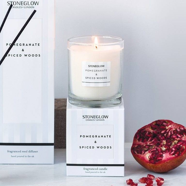 Stoneglow London Modern Classics Candle - Pomegranate & Spiced Woods