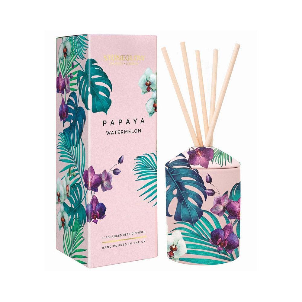 Stoneglow London Urban Botanics Reed Diffuser - Papaya Watermelon