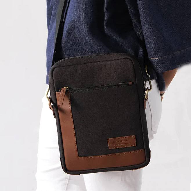 The Postbox Caravan Cross Body Sling - Charcoal