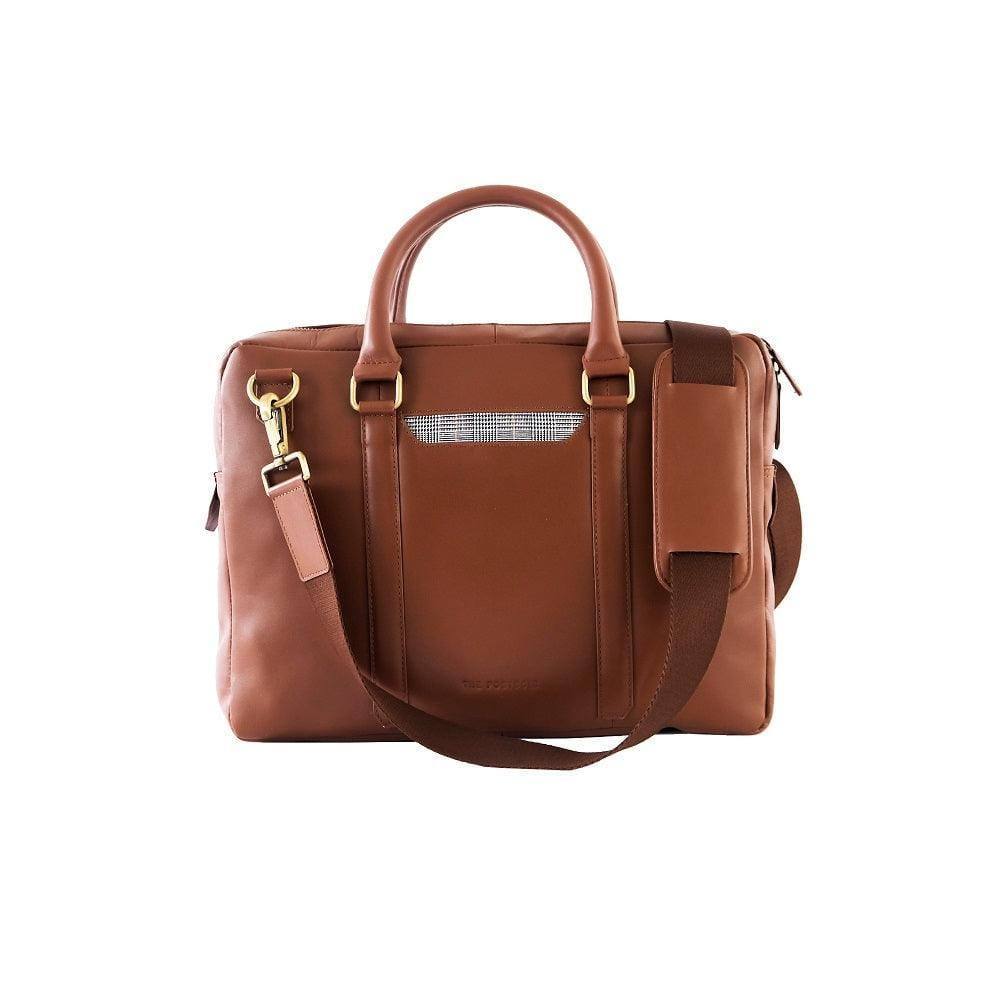 The Postbox Cullen Laptop Bag 15.6 Inch - Classic Tan