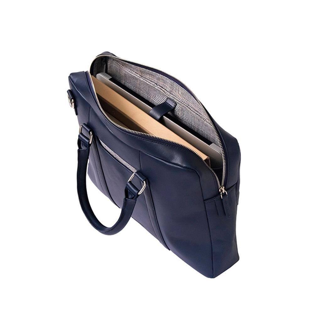 The Postbox Cullen Laptop Bag 15.6 Inch - Deep Sea Blue