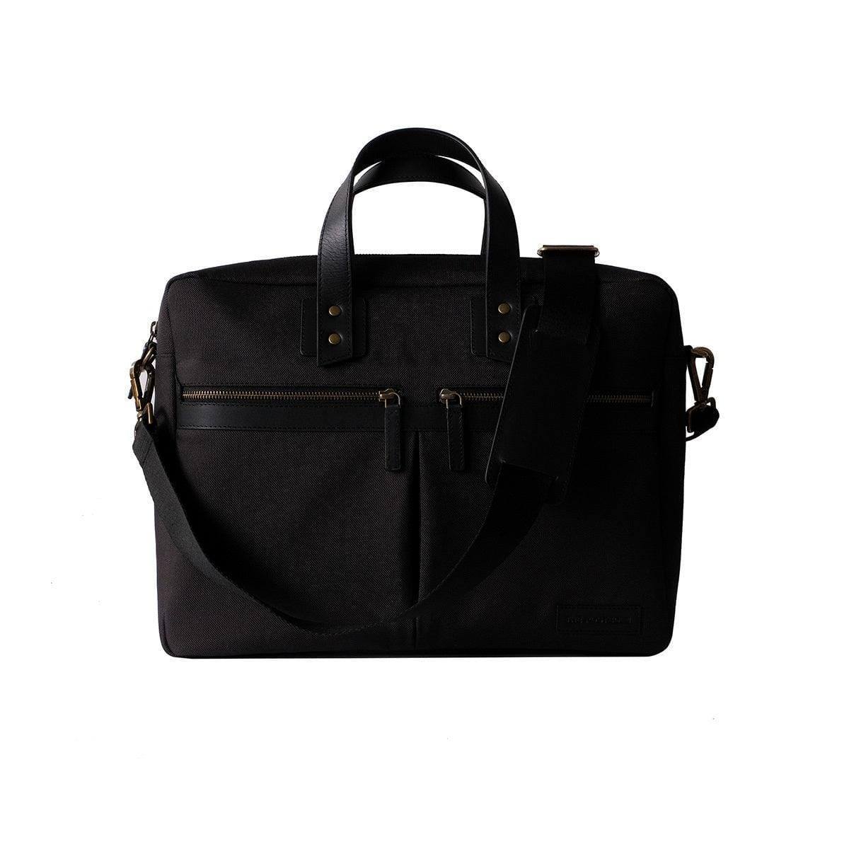 The Postbox Dean Messenger Laptop Bag - Charcoal