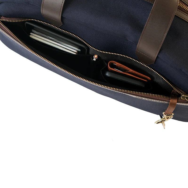 The Postbox Derby Cabin Duffel Bag - Oxford Blue