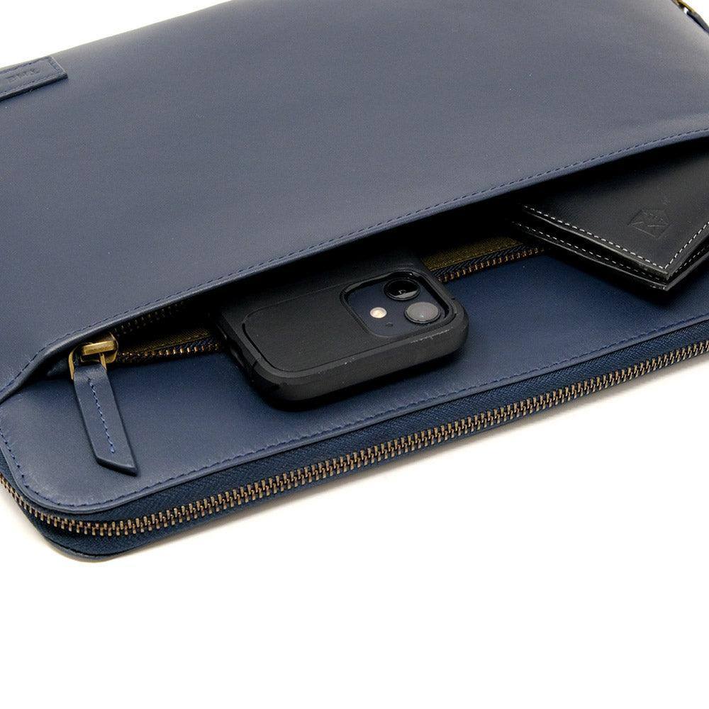 The Postbox Eden Laptop Sleeve - 13 to 14 Inch Deep Sea Blue