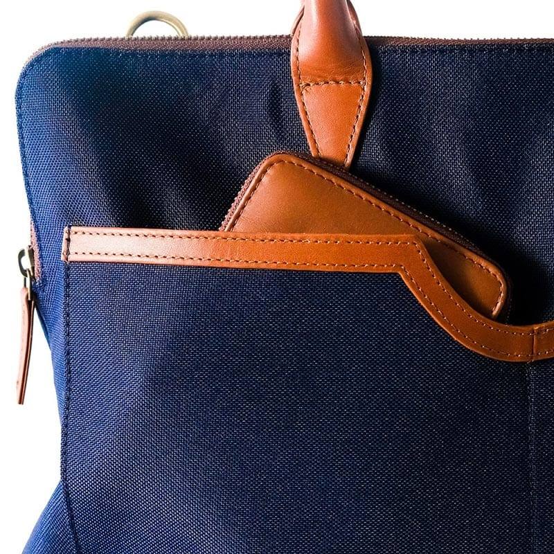 The Postbox Louise Laptop Bag - Oxford Blue