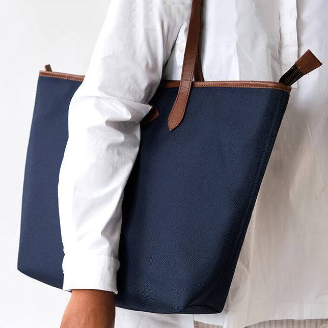 The Postbox Marina Tote Bag - Oxford Blue