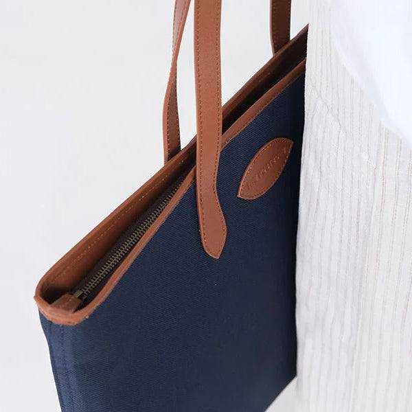 The Postbox Marina Tote Bag - Oxford Blue