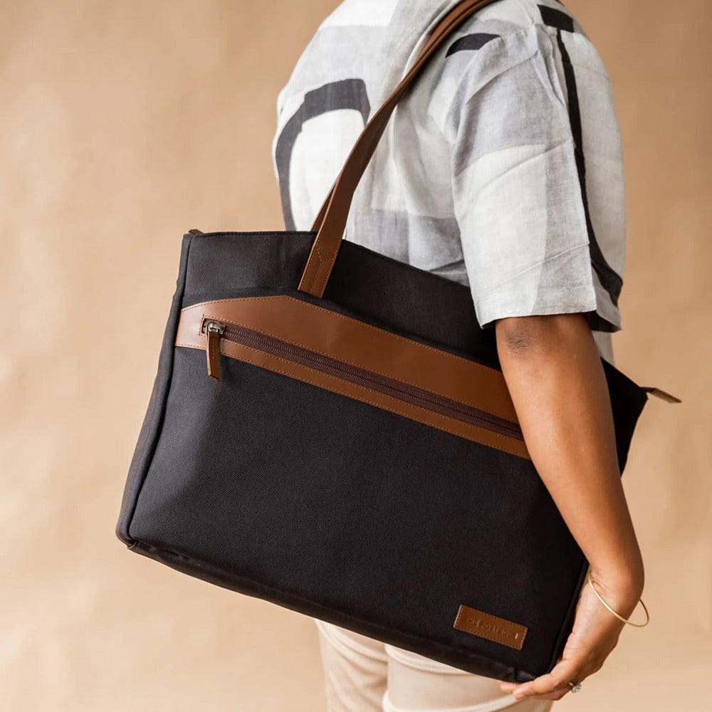 The Postbox Merissa Laptop Bag - Charcoal