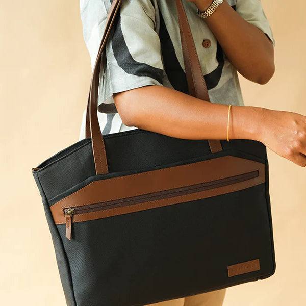 The Postbox Merissa Laptop Bag - Charcoal