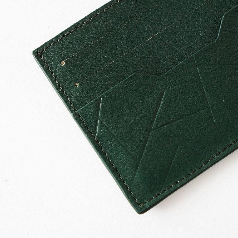 The Postbox Sterling Card Holder - Emerald Green