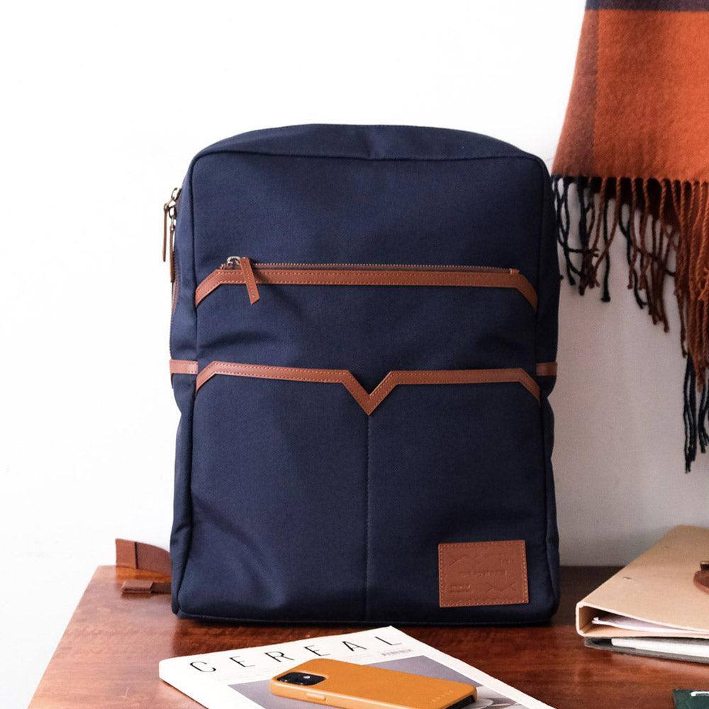 The Postbox The Arles Backpack 15L - Oxford Blue