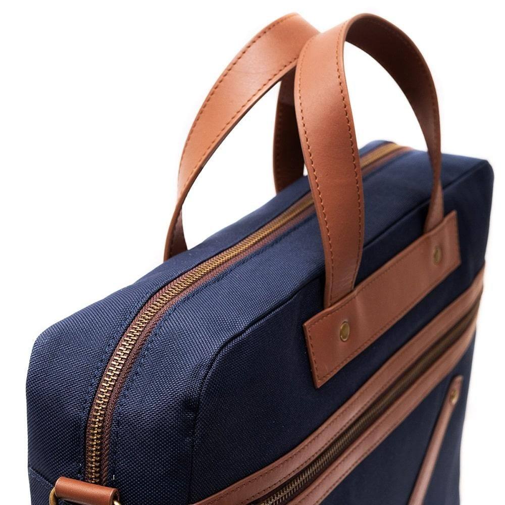 The Postbox The Arrival Laptop Workbag - Oxford Blue