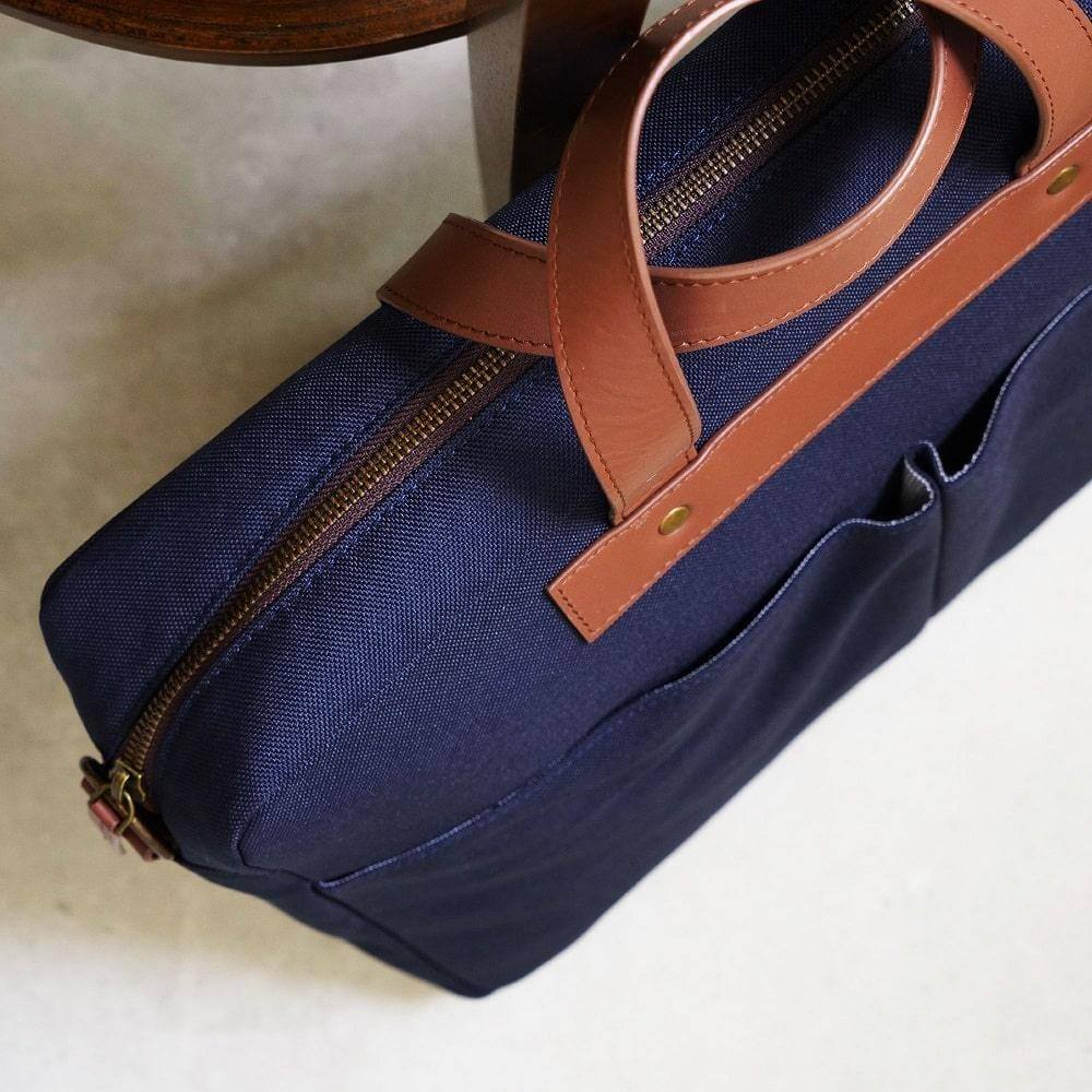 The Postbox The Arrival Laptop Workbag - Oxford Blue