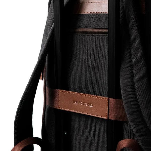 The Postbox The Transit 4.0 Backpack - Charcoal with Tan