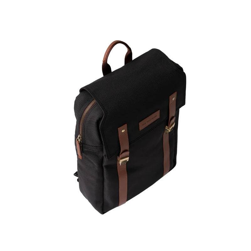 The Postbox The Transit 4.0 Backpack - Charcoal with Tan