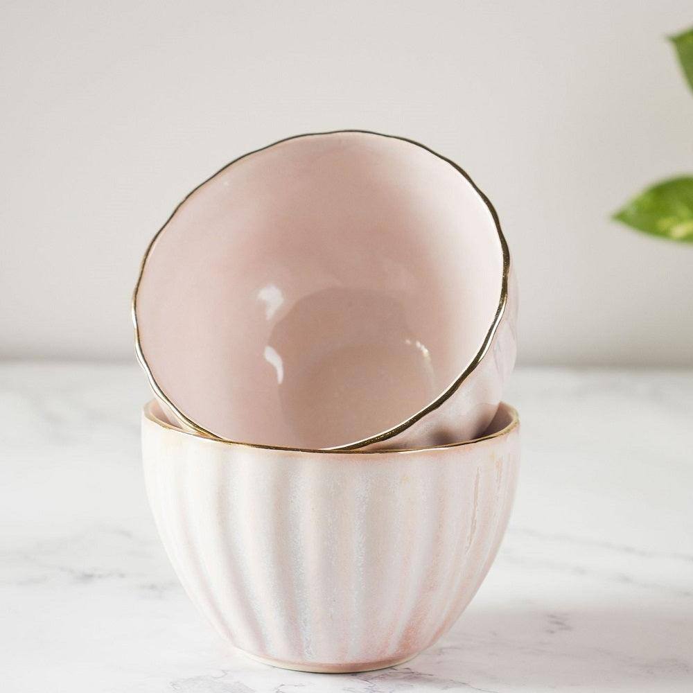 The Table Fable Blush Small Bowls, Set of 2