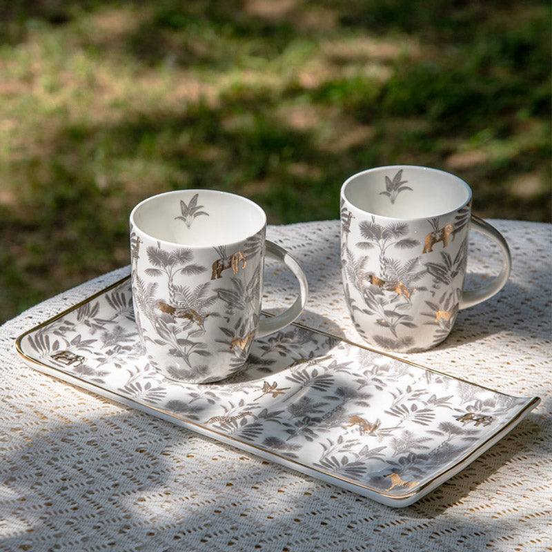 The Table Fable Madagascar Mugs and Platter Set