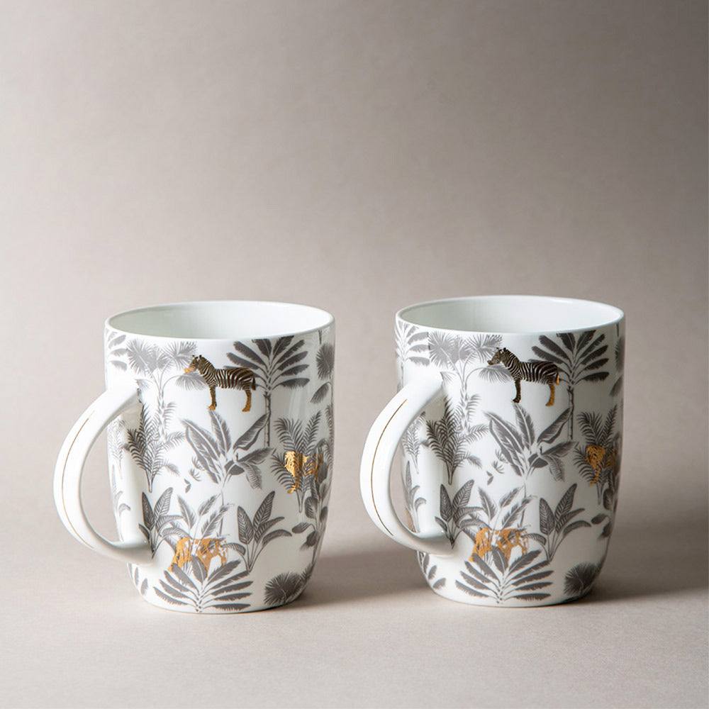 The Table Fable Madagascar Mugs, Set of 2