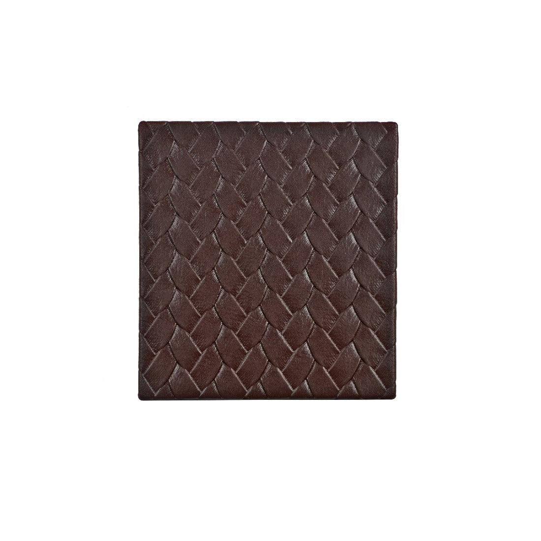 Three Sixty Entwine Coasters, Set of 6 - Brown