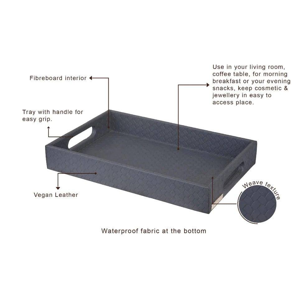 Three Sixty Entwine Multipurpose Tray Large - Grey