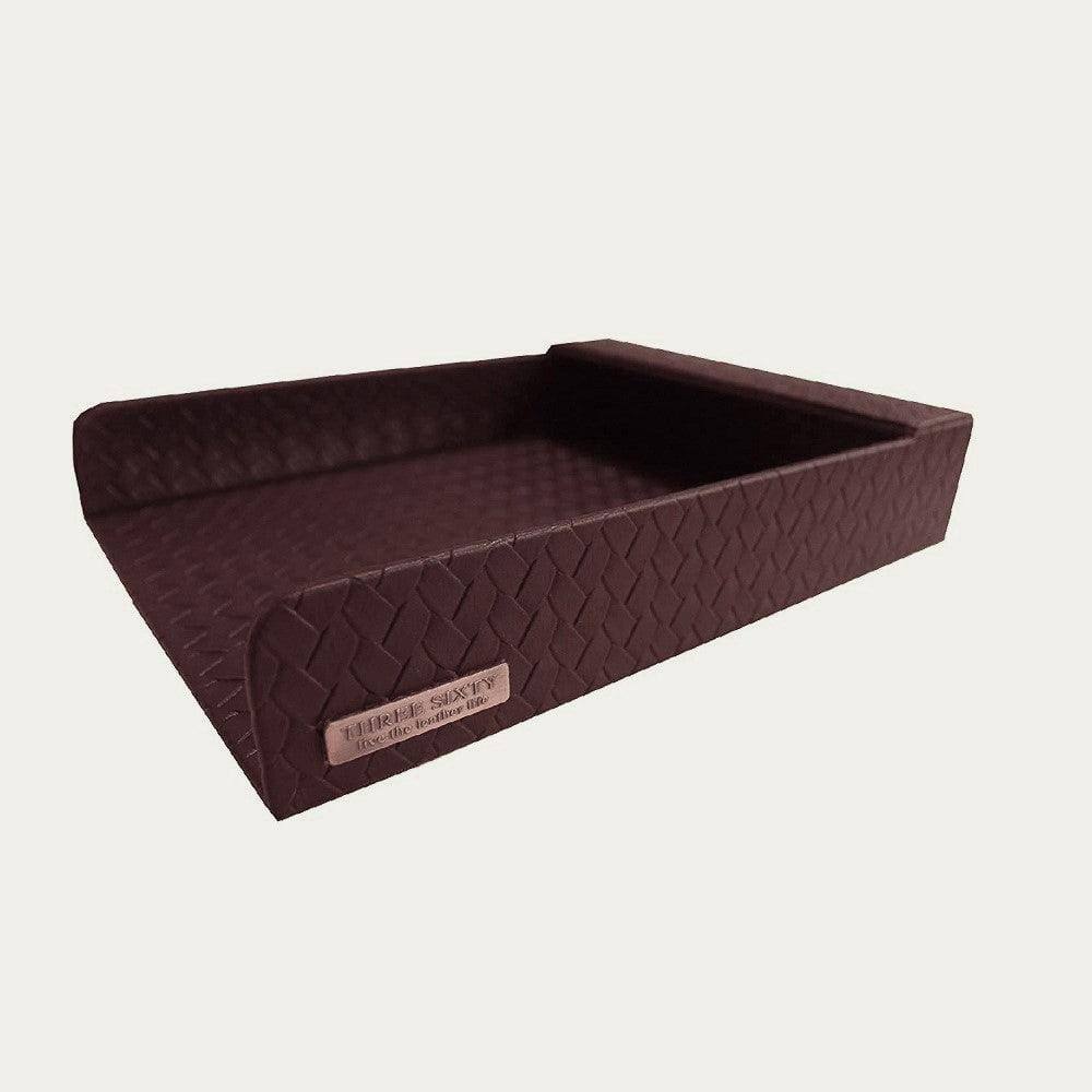 Three Sixty Entwine Paper Tray - Brown