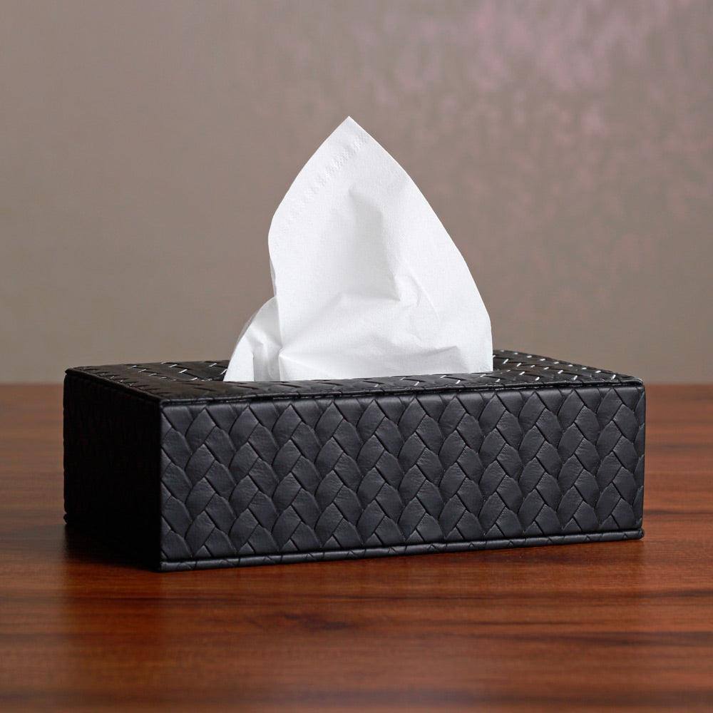 Three Sixty Entwine Tissue Box - Black