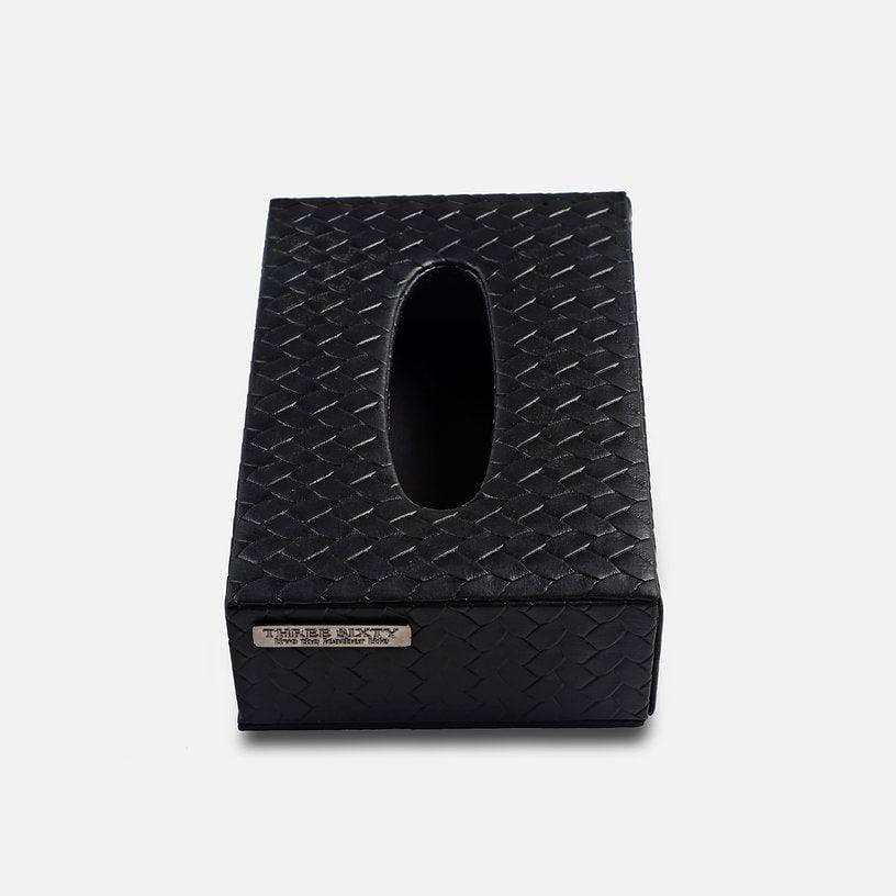 Three Sixty Entwine Tissue Box - Black