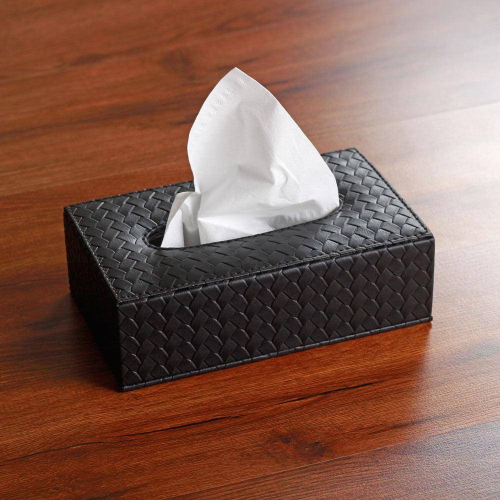 Three Sixty Entwine Tissue Box - Black