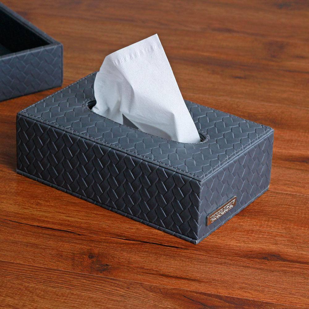 Three Sixty Entwine Tissue Box - Grey